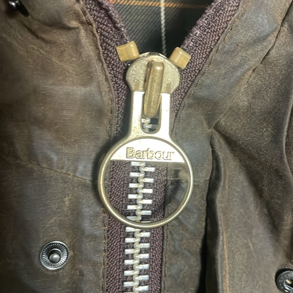 Barbour Classic Durham Waxed Jacket Size 46 Pre-Owned - Picture 6 of 16